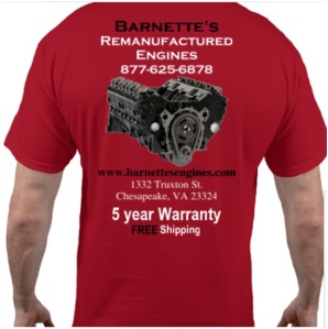Barnette's Engines T-shirts